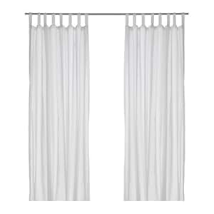 IKEA 2-er Set Gardinen "Wilma" - transparente Gardinenschals mit