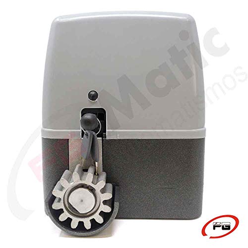 Motor para puerta o cancela de garaje corredera de hasta 400 Kg. Modelo: VDS GEKO 400K. Placa de control alojada en el interior del motor.