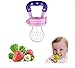Produktbild DaoRier Baby Schnuller Mode Rosa Kinder Beruhigungssauger Clip Kreativ Silikon Schnuller Fresh Food Feeder Gemüsesauger für 6-18M Mädchen,Junge