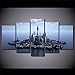 Produktbild ADDFLOWER Hd Gedruckt 5 Stück Leinwand Kunst Stargate Atlantis Leinwand Wandbilder Für Wohnzimmer Moderne, 30X40 30X60 30X80