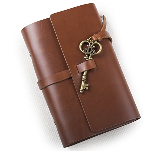 Download ANCICRAFT Vintage Soft Genuine Leather Journal Notebook Diary Refillable with Key 6-ring Binder Red Brown A6 Lined Craft Paper Download ANCICRAFT Vintage Soft Genuine Leather Journal Notebook Diary Refillable with Key 6-ring Binder Red Brown A6 Lined Craft Paper