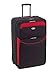 Produktbild Trolley Reisekoffer Koffer "Ibiza" schwarz-rot 55 cm