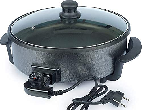 EXOMOON Non Stick Electric Multipurpose Cooker Pan Review for Perfect Pizzas