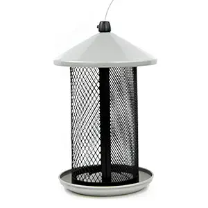 Perky-Pet TSS00349 Dual Mesh Wild Bird Seed Feeder, Gray