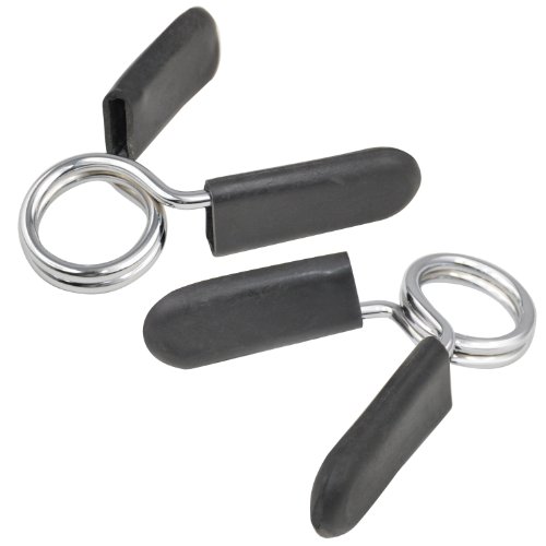TRIXES 2 x 1-Zoll-Federgriffhanteln für Hantelstangen Kurzhanteln Fitnessstudio - 3
