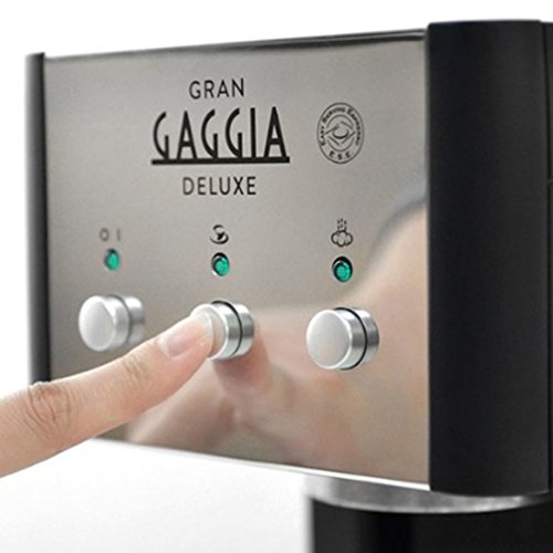 Classic Semi-Automatic Espresso Maker Pannarello Steam Nozzle for Latte and Cappuccino Frothing. Brews for Both Single and Double Shots