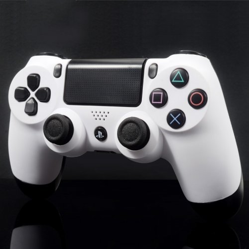 PS4 Oberschale für Dualshock 4 Controller – Soft Touch weiß - 4