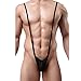 Produktbild Herren Set Dessous,Sannysis Männer Herren Outfit Kostüm Erotik Männer Striptease Sexy Dessous Unterwäsche Set (Schwarz)