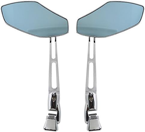 ECLEAR 1 Set Motor Chrome Rearview Side Mirror For Sport Street Bike Ducati Honda Suzuki Aprilia Universal Motorcycle