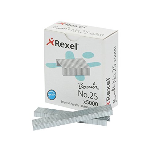 Rexel 25 Heftklammern 4 mm 5000 Stück