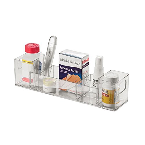 mDesign Multi Level Kosmetik-/Makup-/Kosmetik-Organizer – Durchsichtig - 2