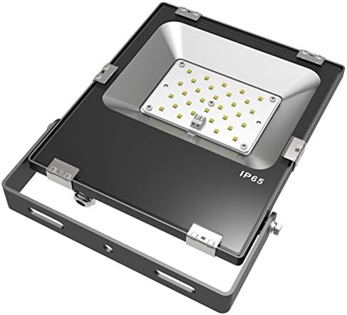 NIHE The new ultra-thin aluminum alloy shell 30W cast light IP67 waterproof dustproof moisture-proof outdoor LED floodlights , 3000k (warm white)