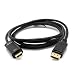 Produktbild Cyond DisplayPort 1.2 auf HDMI Adapter mit Audio, DP Display Port auf HDMI männlich zu weiblich UHD Converter vergoldet Kordel für Lenovo Dell HP und andere Marke v1.8m 4k*2k