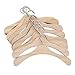 Produktbild YNuth 10x Holz Puppen Kleiderbügel Metallhaken Aufhänger für Kleidung Mini Zubehör