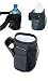 Waterproof Stroller Cup Holder Phone Holder Pushchairs Bottle Drinks Organizer,Size 10 cm(D) * 14 cm(H) Black