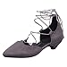 Produktbild Dorical Damen Standard- & Latintanzschuhe Tanzschuhe Damenschuhe Bequem Übergroße Schnürhalbschuh Damenstiefel Gr 35-43(Grau,36 EU)