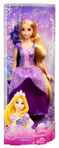 Imagen 5 de Princesas Disney - Muñeca, diseño Rapunzel (Mattel BBM05)