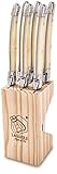 Laguiole Style de Vie Couteau à Steak Premium Line 1,6 mm 6 pièces Perle