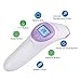[FDA Approved] Dr.Meter Forehead Thermometer, Clinical Digital Infrared Non-Contact Baby Thermometer with Instant Reading (1 Second), Fever Alarm and Back lit display, Battery Included