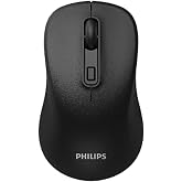 Philips SPK7538 Kablosuz Bluetooth 1600DPI 5 Tuşlu Optik Mouse Siyah