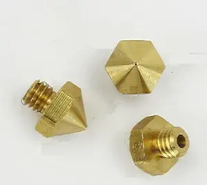 Generic 1PCS 3D Printer Brass Nozzle 0. 4MM with M6 Thread New