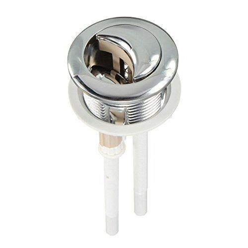 Botón reemplazo de doble descarga para cisterna de Ungfu Mall, 38 mm, cromado