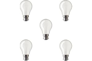 SWAN LIGHTBULBS 5 x Traditional 60W GLS Bayonet Cap (BC) Pearl Light Bulbs 240V B22d
