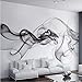 Produktbild Xbwy Fototapete Rauchwolken Fototapete Abstrakte Künstlerische Tapete Modern Minimalist Bedding Room Tv Hintergrund Tapete-350X250Cm