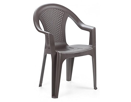 Sillón Ischia Rattan Moka