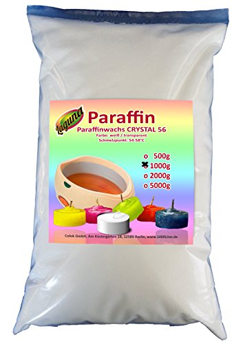 Paraffin Wachs Kerzenwachs Wachsbad Paraffinbad 1kg 1000g Paraffinwachs