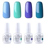Vishine Nail Art UV LED Gel Polish Varnish Long-lasting 4 Colors Manicure Kit C243