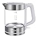Produktbild DRSH Wasserkocher Glas Glas Wasserkocher Automatische Abschaltung Wasserkocher Blu-Ray Transparent Anti-Dry Schutz 1.5L 1500W Haushalt