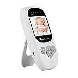 VOSMEP XP-603 Wireless 2.4 GHz Audio Digital LCD Baby Monitor Night Vision Camera, weiß - 2