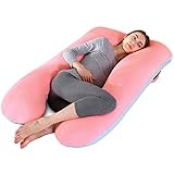 Kis Y Détachable Oreiller De Grossesse en Forme De U Velours Oreiller De Corps Multiposition Soutien pour Les Douleurs dans La Nuque Et Le Ventre Oreiller Correcteur De Posture