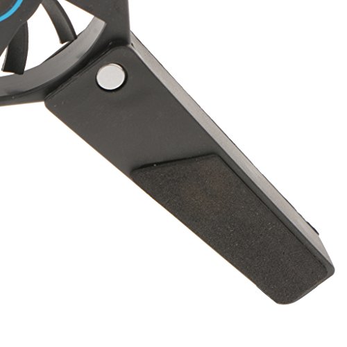Gazechimp Faltbar USB Kühlventilator mit 2-Lüfter Laptop Notebook PC Kühlerlüfter - 9