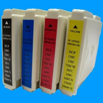 10x kompatible Druckerpatronen ersetzt Brother LC 1000, MFC235c/240C/260c/ 440CN/ 660CN, DCP 130C/DCP 135c/150/ 330C