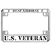 Produktbild 101ST Airborne U.S. Veteran Military Metall Motorrad Kennzeichenrahmen Tag perfekt für Männer Frauen Auto Garadge Dekor