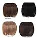 2014 Popular Full Bangs Pieces Clip in on Hair Extensions Brazilian Bang