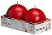 Produktbild Bolsius Outdoor Kugelkerzen, für Innen- und Außenbereich, 70 mm, 2 Stück, rot