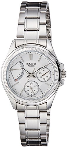 Casio Enticer Analog White Dial Womens Watch - LTP-2089D-7AVDF (A1037) RS.3995 (20.00% Off) - Amazon