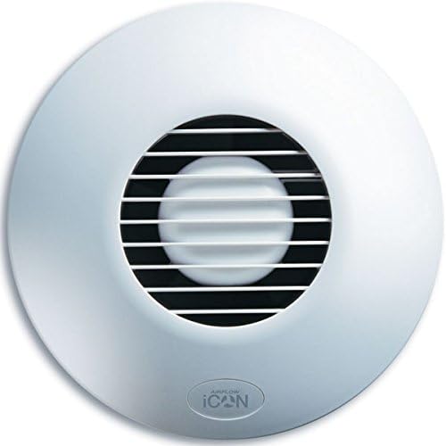 Airflow Icon 60 Electric Fan 230 Volt with PRHTM Motion / Humidity Sensor Adjustable Timer Module