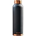 BOROSIL Colour Copper Bottle 1 Litre, Grey - 100% Pure Copper, BPA Free & Leakproof With Anti-Oxidant Properties for Home, School & Office