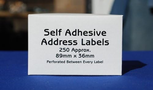 Address Labels X 24 Boxes labels on roll, 250 labels per box, Label size 89 mm x 36 mm - A LABELS4U™ Branded Product