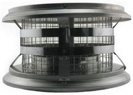 M G Duravent 8DT-VC 8 Inch Duratech Rain Cap Stainless Steel by Copperfield Chimney Supply