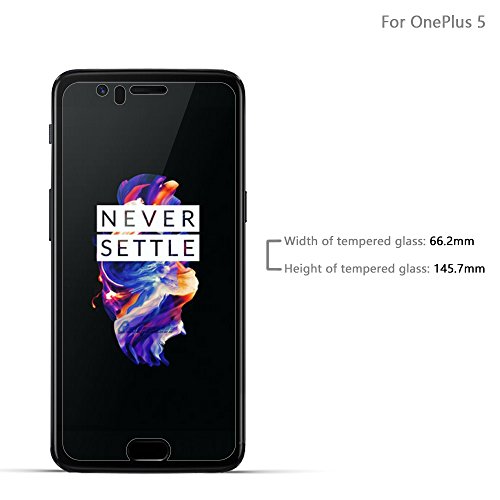 [2 Stück] OnePlus 5 Schutzfolie, Beyeah Panzerglas Displayschutzfolie [9H Härte] [Anti-Kratzen] [Anti-Öl] [Anti-Bläschen] [lebenslange Garantie] - 3