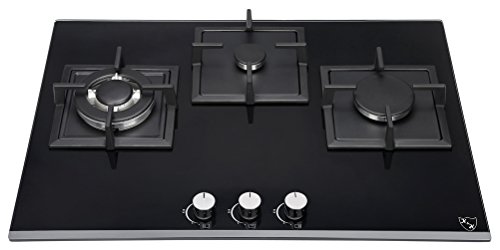 K&H Piano cottura a Gas 3 Fornelli 70cm 3Z-KHGW-3