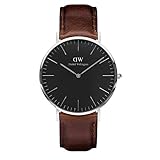 Daniel Wellington Unisex Analog Quarz Uhr mit Leder Armband DW00100131