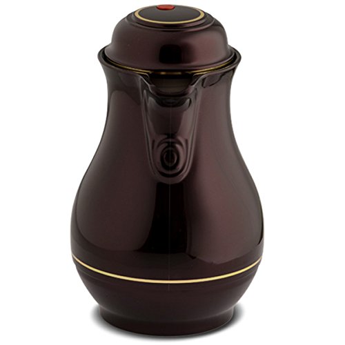 Rotpunkt 530 BLACKCHERRY Isolierkanne „Nummer 530“ 0,5 L, Kunststoff, schwarz-rot, 20 x 10 x 10 cm - 4