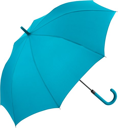 Preisvergleich Produktbild FARE – Regenschirm Standard 105 cm Griff Gehstock – 1115 – Blau Petroleumofen – Windproof – Automatischer Öffnung