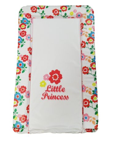 Deluxe Girls Pink PVC Change/Changing Mat - Floral - LITTLE PRINCESS